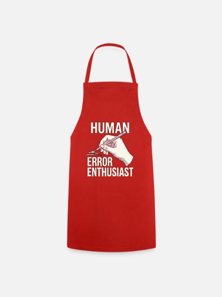 Human Error - Kochschürze - Rot