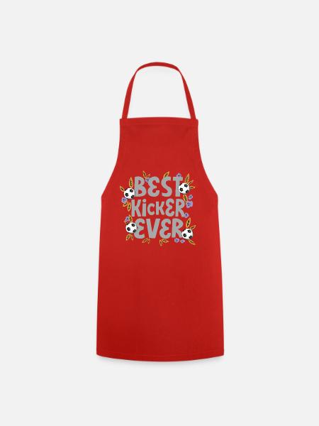 Best Kicker Ever – Fußball - Kochschürze - Rot