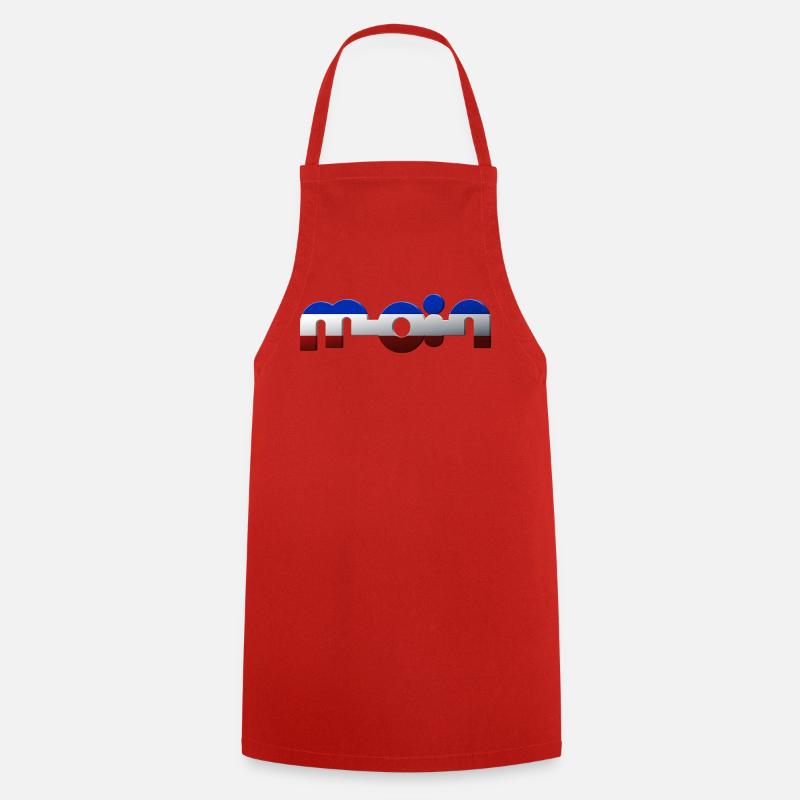 Hello - Cooking Apron - red