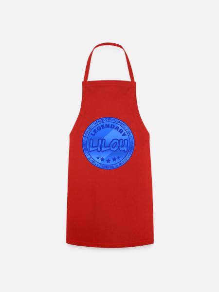 Legendäres LLOU Abzeichen Design - Kochschürze - Rot