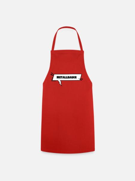 Ausbildung Metallbauer - Kochschürze - Rot