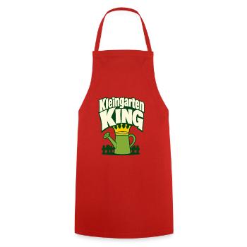 Kleingarten King Watering Can Garden Pride - Cooking Apron - red - Front - AI Model Male 185 dark (185cm)