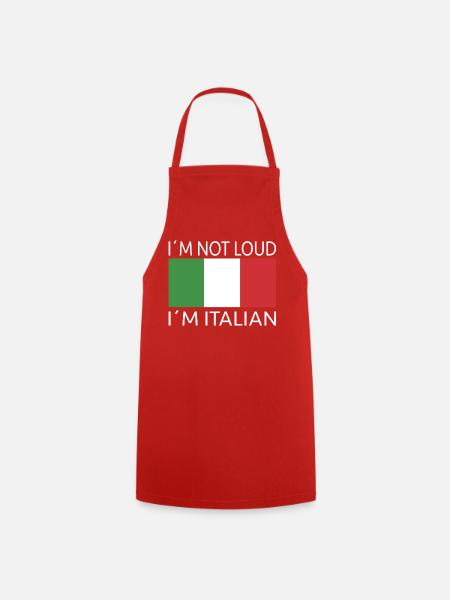Italien Cooler Spruch - Kochschürze - Rot
