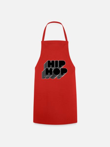 Hip Hop fettes Logo - Kochschürze - Rot