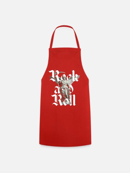 Engel des Rock'n'Roll - Kochschürze - Rot