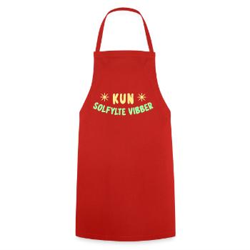 Only Sunny Vibes - Cooking Apron - red - Front - AI Model Male 185 dark (185cm)