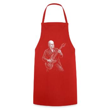 John Quincy Adams Guitar - Cooking Apron - red - Front - AI Model Male 185 dark (185cm)