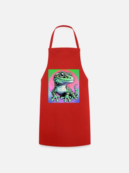 Gecko - Kochschürze - Rot