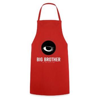 Big Brother Eye Wir beobachten - Kochschürze - Rot - Vorne - AI Model Male 185 dark (185cm)