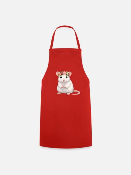 Ratte - Kochschürze - Rot
