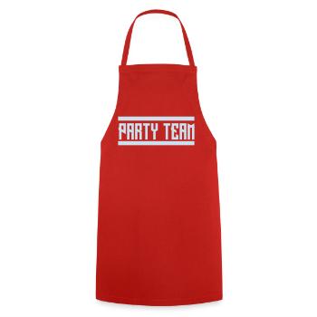party_team - Cooking Apron - red - Front - AI Model Male 185 dark (185cm)