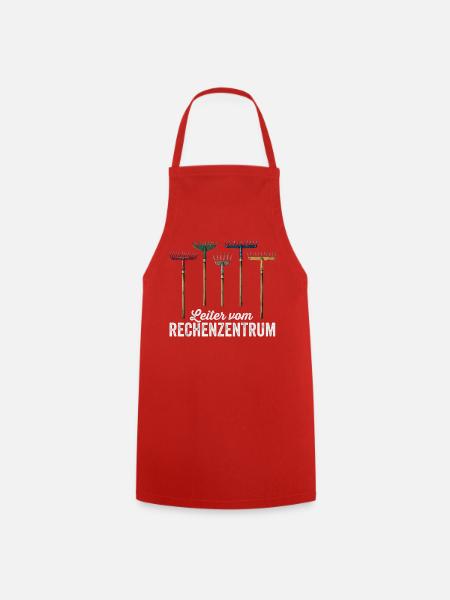 LEITER VOM RECHENZENTRUM - IT-Management - Kochschürze - Rot