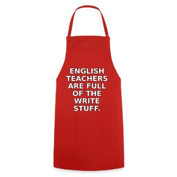 PUN-1786320312241-9_-1- - Tablier de cuisine - rouge - Devant - AI Model Male 185 dark (185cm)