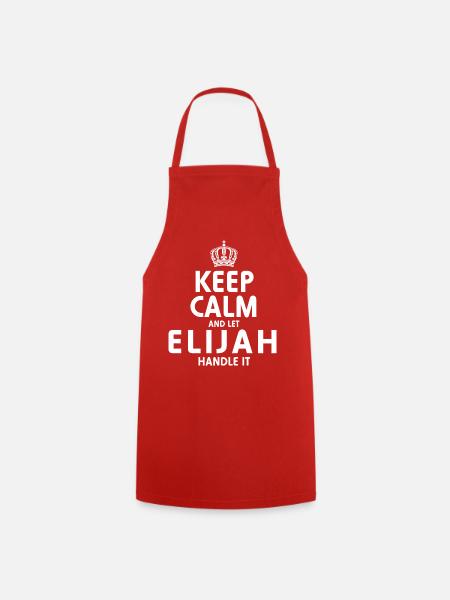 ELIJAH, regel das. - Kochschürze - Rot
