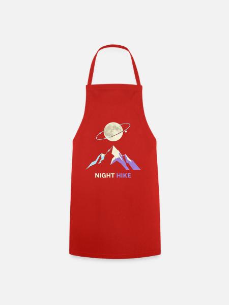 Night Hike – Cosmic Outdoor - Kochschürze - Rot