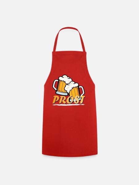 Prost - Kochschürze - Rot