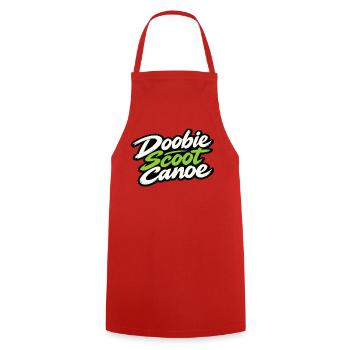 Doobie Scoot Canoe - Kochschürze - Rot - Vorne - AI Model Male 185 dark (185cm)