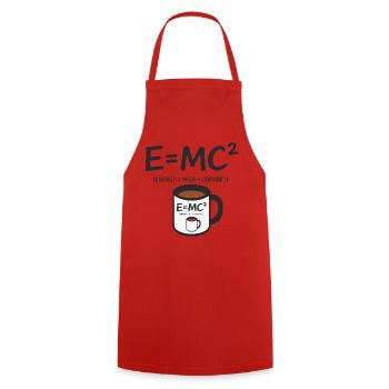 Lustiger Kaffee Kaffee Spruch DRINK Coffee - Kochschürze - Rot - Vorne - AI Model Male 185 dark (185cm)