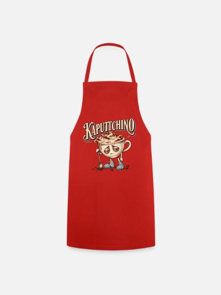 Kaputtchino - Kochschürze - Rot