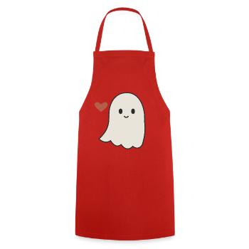Halloween Geist Damen - Kochschürze - Rot - Vorne - AI Model Male 185 dark (185cm)