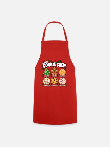 Cookie Crew Weihnachtskekse - Kochschürze - Rot