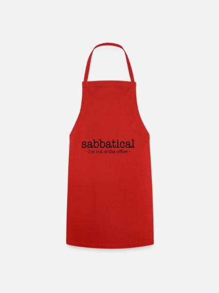 Sabbatical - Kochschürze - Rot