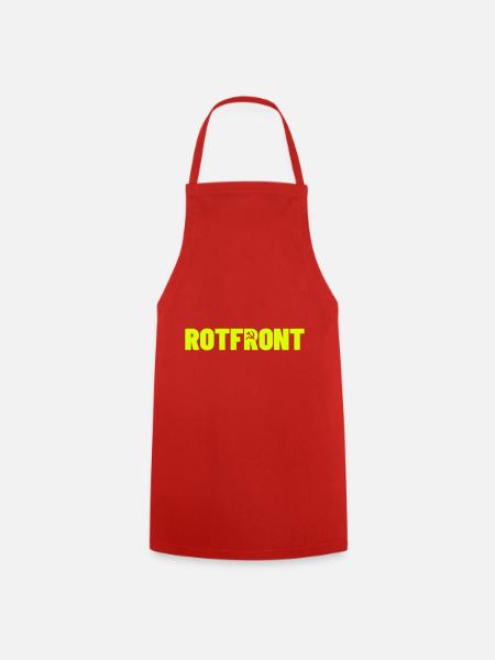 Rotfront (mit Hammer&Sichel) - Kochschürze - Rot