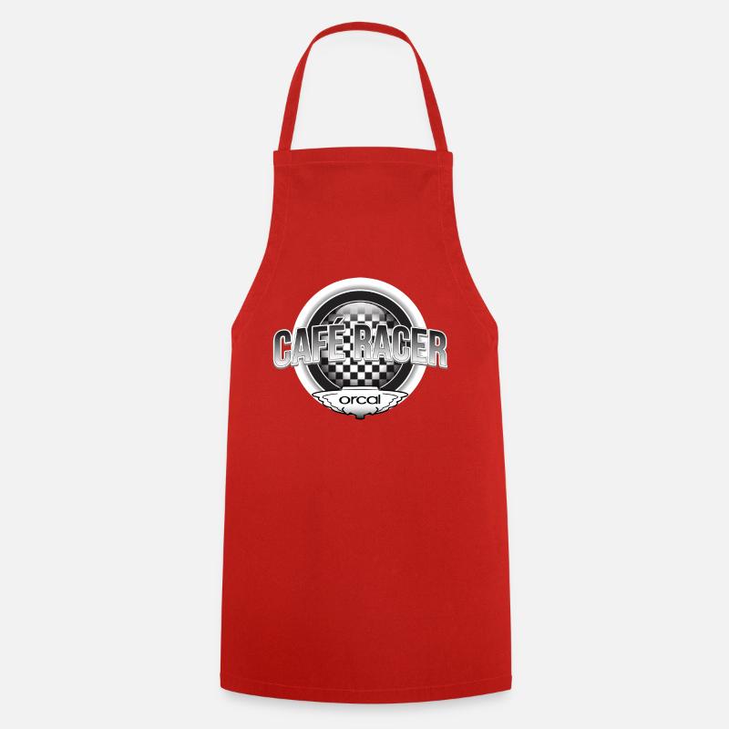 Café Racer - Cooking Apron - red