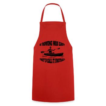 Rower saying rower funny rowing club rowing - Cooking Apron - red - Front - AI Model Male 185 dark (185cm)