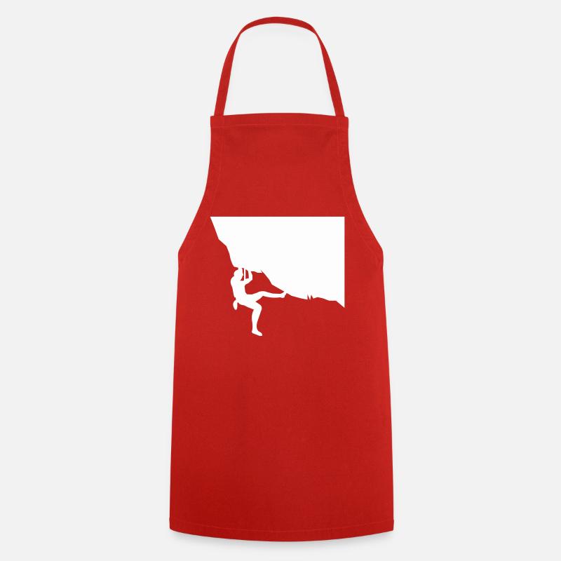 escalade - Tablier de cuisine - rouge