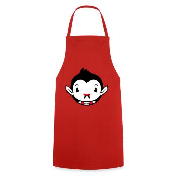 Duck Vampire Halloween Costume Bloodsucker Monster - Cooking Apron - red - Front - AI Model Male 185 dark (185cm)