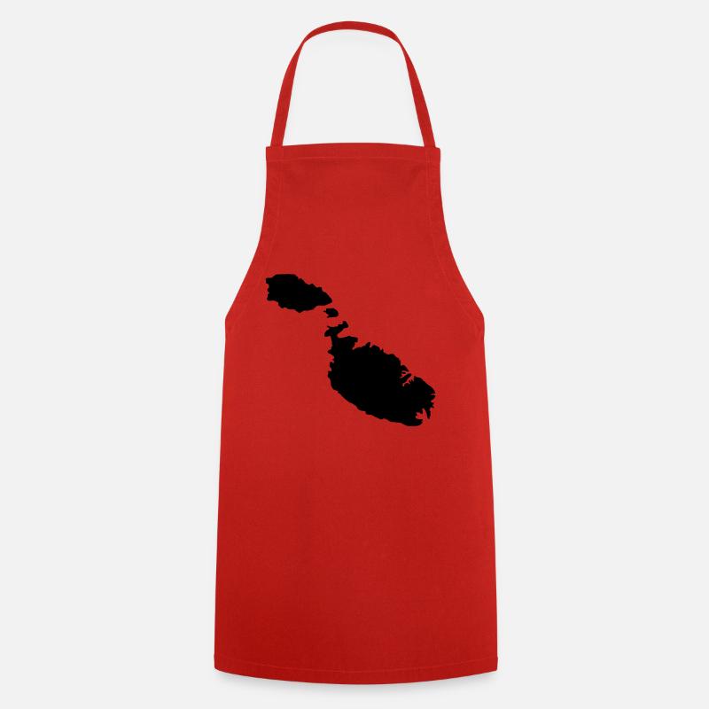 Malte - Tablier de cuisine - rouge