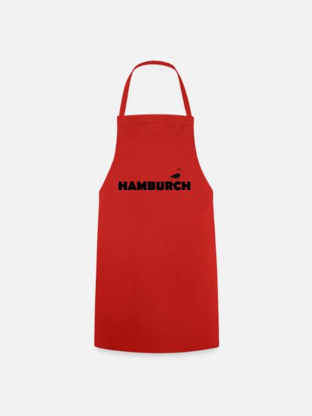 Hamburch - Kochschürze - Rot