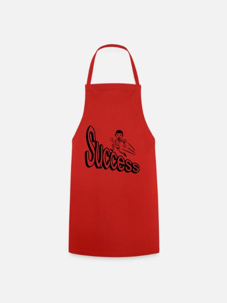 succès - Tablier de cuisine - rouge
