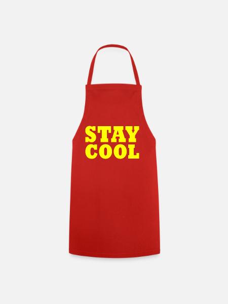 Stay cool - Kochschürze - Rot