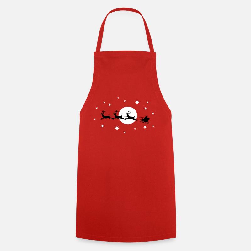 Noël - Tablier de cuisine - rouge