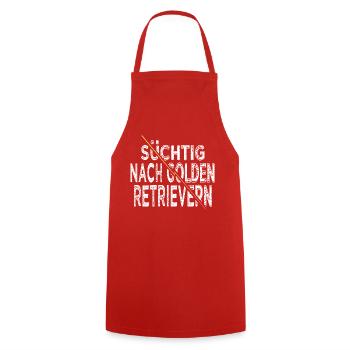 witzig bachhund lieben pudel - Kochschürze - Rot - Vorne - AI Model Male 185 dark (185cm)