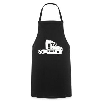 truck - Kochschürze - Schwarz - Vorne - AI Model Male 185 dark (185cm)