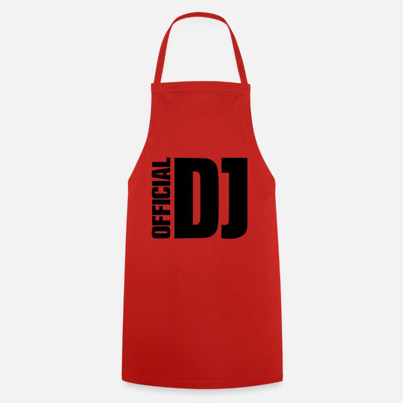 DJ - Cooking Apron - red