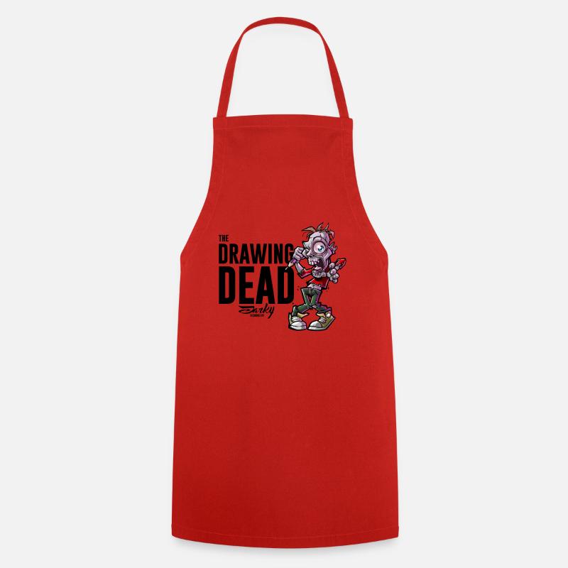 The Drawing Dead 01xb - Tablier de cuisine - rouge