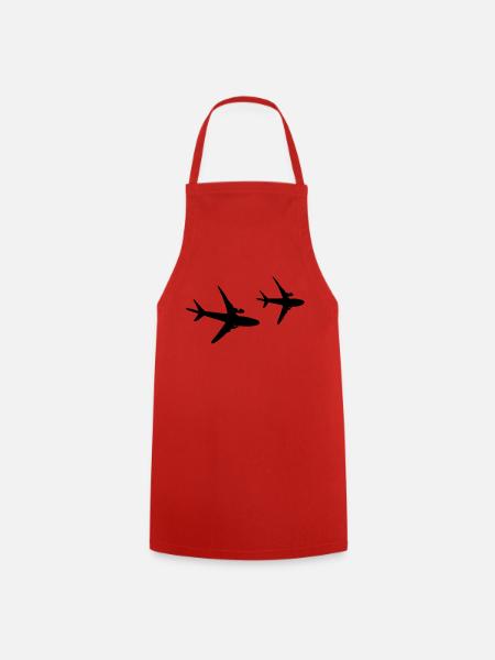 Flugschirm - Kochschürze - Rot
