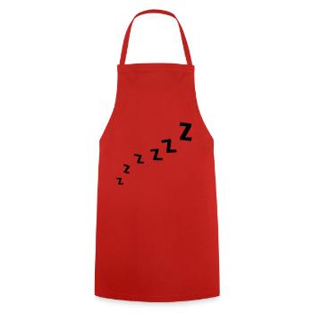 Zzzzzzz - Tablier de cuisine - rouge - Devant - AI Model Male 185 dark (185cm)