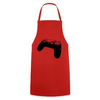 controller - Cooking Apron - red - Front - AI Model Male 185 dark (185cm)