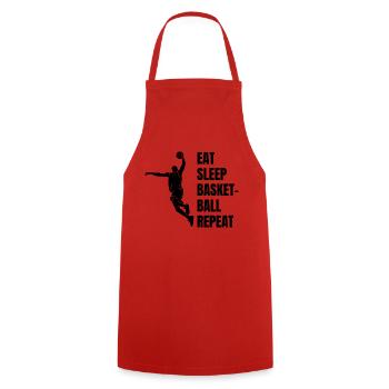 Basket-ball Équipe de basket-ball Joueurs de basket-ball - Tablier de cuisine - rouge - Devant - AI Model Male 185 dark (185cm)