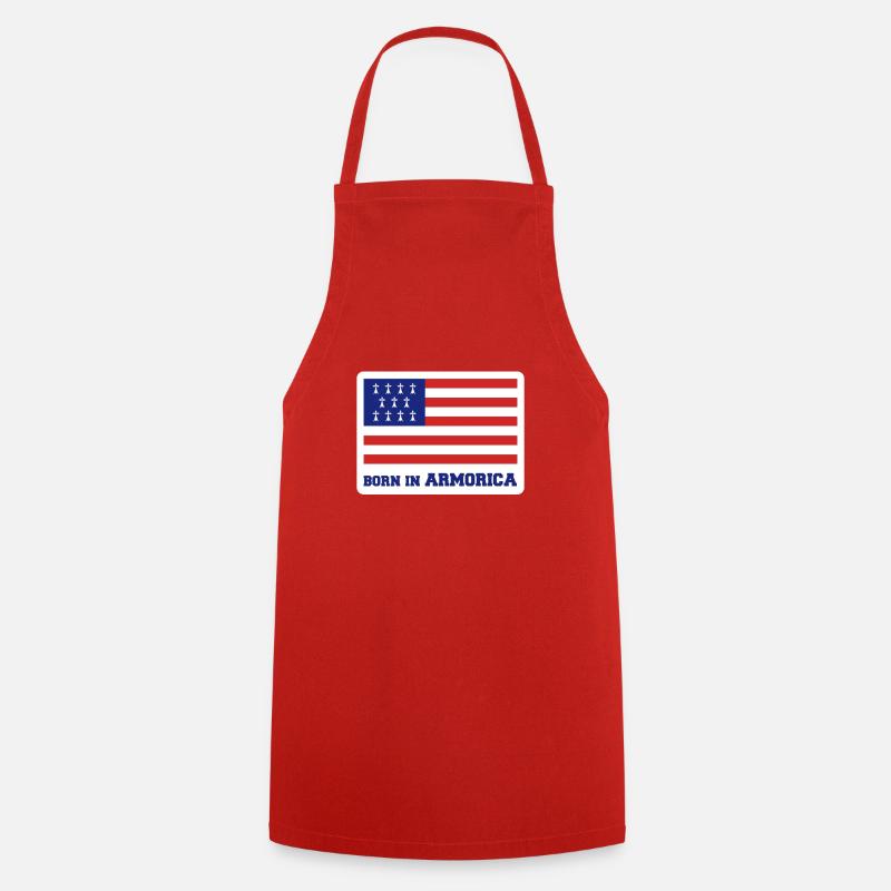 Born In Armorica - Tablier de cuisine - rouge