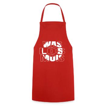 Dire humour bday cadeau amour drôle - Tablier de cuisine - rouge - Devant - AI Model Male 185 dark (185cm)