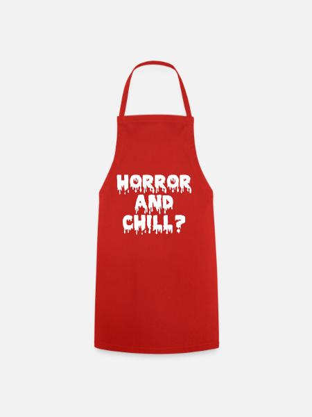 Horror and Chill - Cooking Apron - red