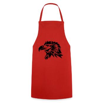 aigle tribal eagle tatoo tatouage 11022 - Tablier de cuisine - rouge - Devant - AI Model Male 185 dark (185cm)