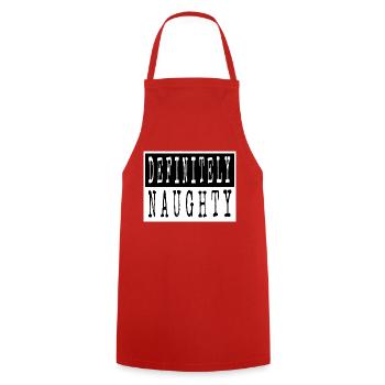 Geek Dinosaur Fan Bodybuilding Fairy Tail Animal - Cooking Apron - red - Front - AI Model Male 185 dark (185cm)