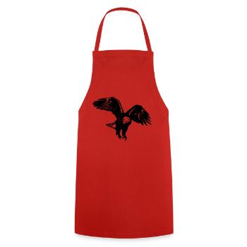 eagle - Cooking Apron - red - Front - AI Model Male 185 dark (185cm)